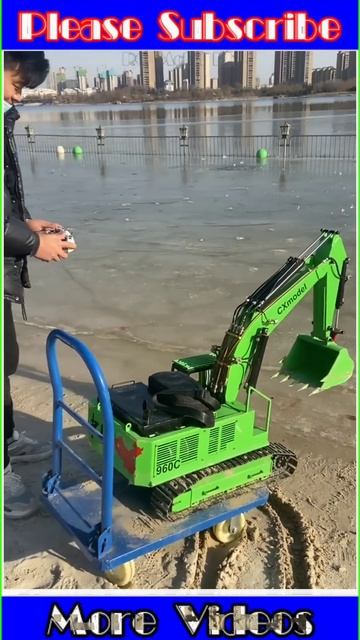 The Best Excavator RC Big Excavator Hyundai смотреть онлайн