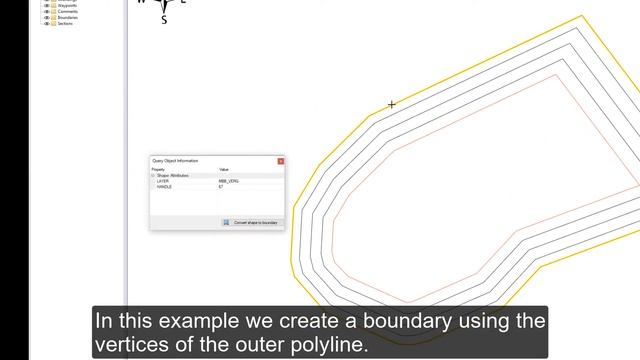 Creating a boundary from an AutoCAD feature смотреть онлайн