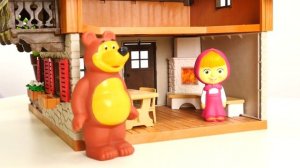 Видео для детей с игрушками из мультиков. Сказка про Машу
