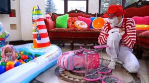 Коляска Беби Бон СЛОМАЛАСЬ! Видео для девочек Как мама - Развивающие мультики