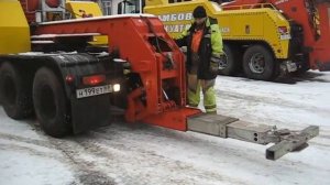 Грузовой эвакуатор Камаз . Польская эвакуаторная установка Tevor . Отличное качество .