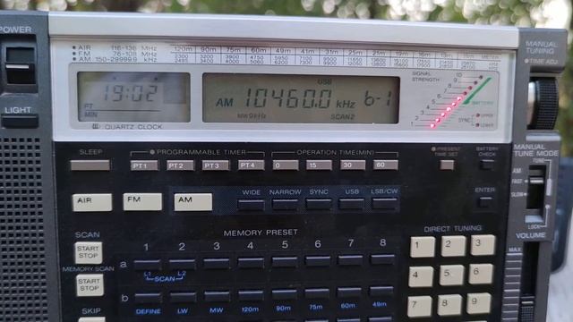 10460 кгц. Хулиганы. Прием в поле. Антенна Минивип. смотреть онлайн