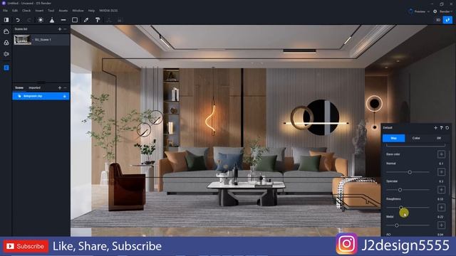 How To Create Realistic Interior Render In D5 render смотреть онлайн