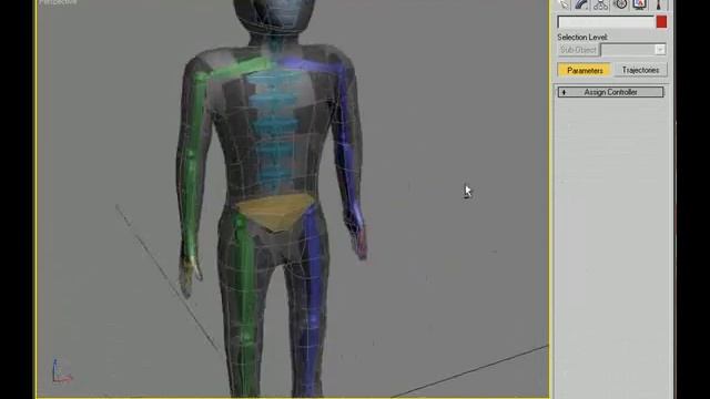 Bones in 3ds Max (Biped 2) смотреть онлайн