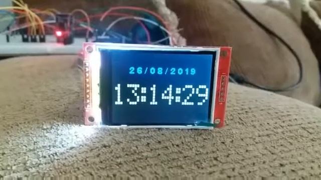 DS3231 ILI9341 24 Arduino ProMini смотреть онлайн