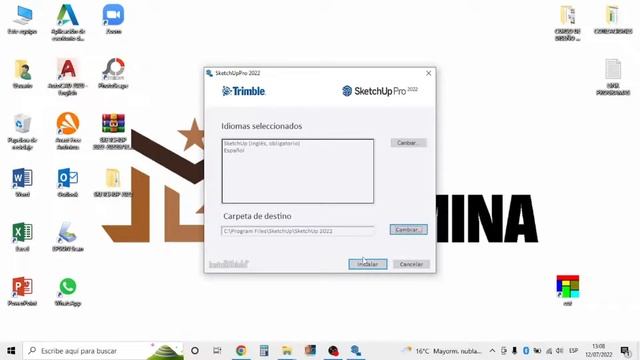 Instalación SKETCHUP 2022 - JMG MELAMINA смотреть онлайн