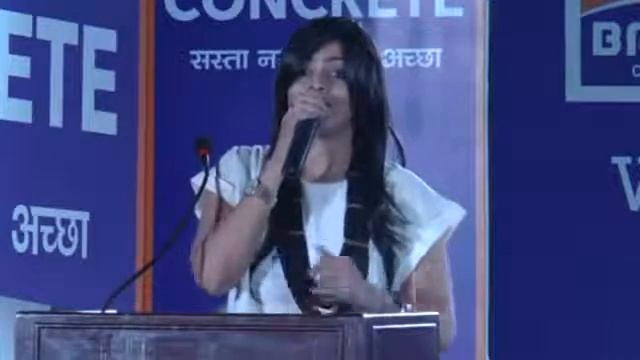 Anchor Megha Sharma Launching of BANGUR CEMENT in Ranchi part 2 смотреть онлайн