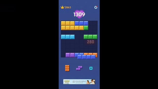 Block Blast - удачная попытка ,рекорд