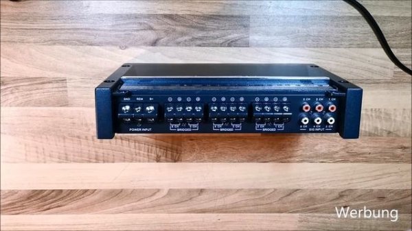 Eton SDA 100.6 Endstufe 6Kanal für Auto Eton Verstärker Endstufe anschließen DIY Unboxing