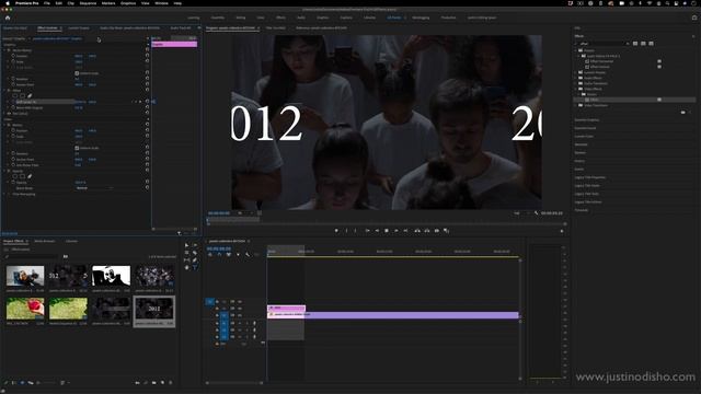 How To Create A Spinning Fly In Text Animation Effect In Adobe Premiere Pro CC (Tutorial)