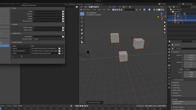 Blender Asset Manager - Quick Tip/Help смотреть онлайн