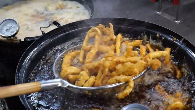 아침부터 줄서서 먹는? 소문난 시장 분식맛집! 떡볶이, 순대, 튀김, 국화빵, 도넛, 호떡 몰아보기 Top5 / Korean Snack Shop Top 5 - Street Foo