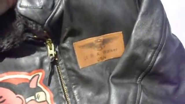 G-1 Navy Air Force Flight Jacket Sheepskin & Leather Coat Co. смотреть онлайн