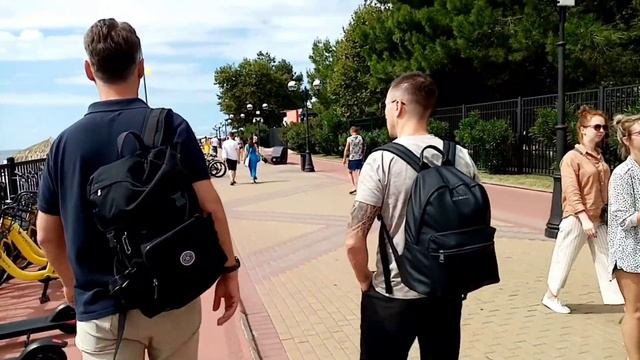 Адлер!🌴🌞 Имеретинская набережная!🏖️ Пляж в сентябре 2021!!! смотреть онлайн