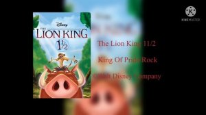 Lion King 11/2 King Of Pride Rock instrumental