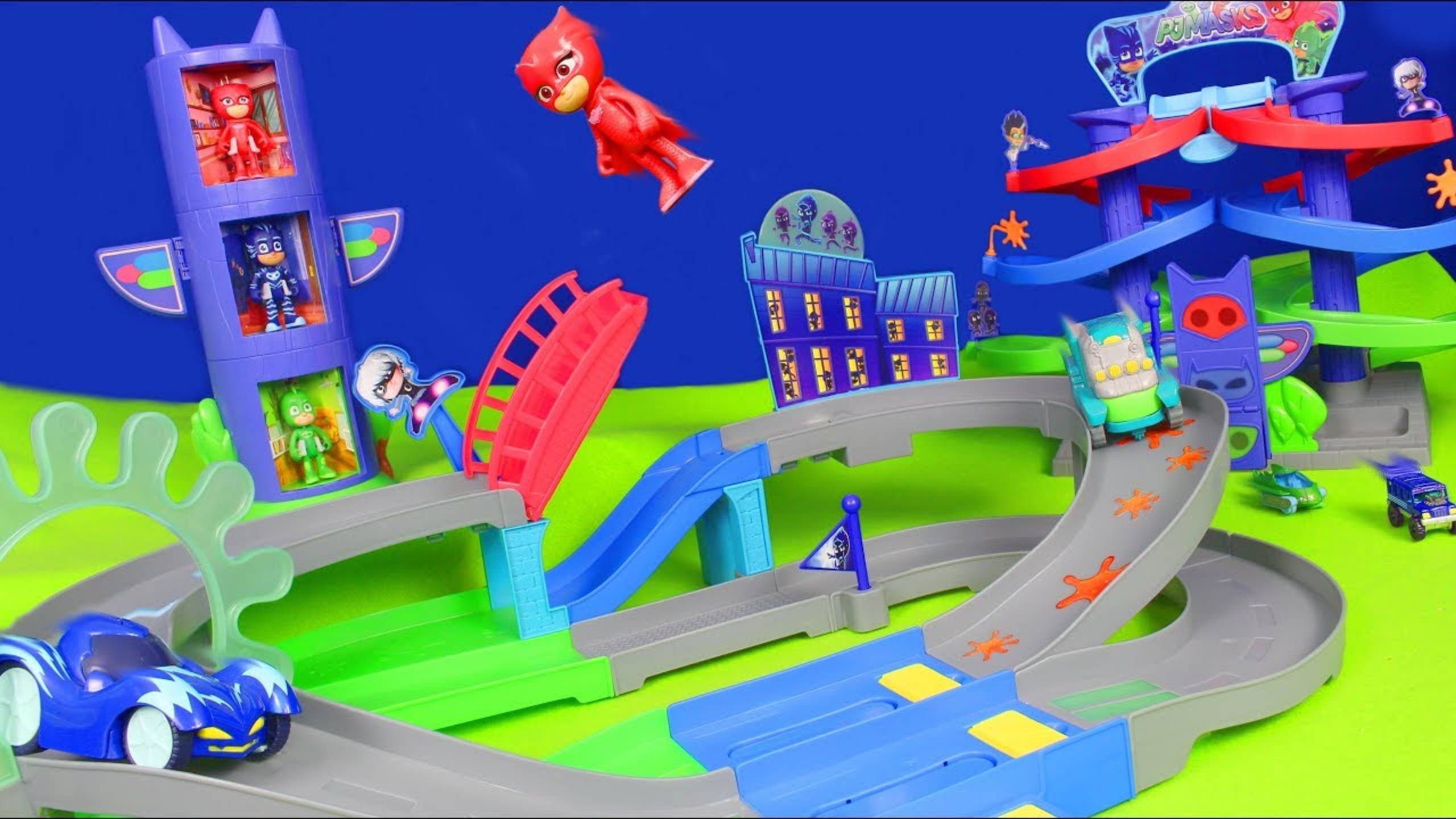 Герои в масках Кэтбой, Гекко, Алетт и Ромео для детей