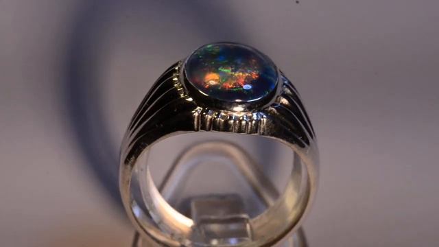 m11571 fiery Australia Opal Ring смотреть онлайн