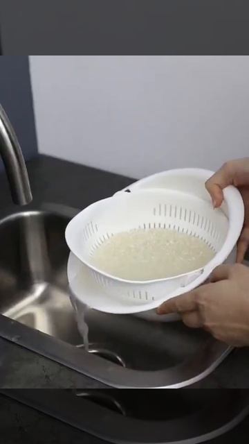 Kitchen Drain Basket Bowl Rice Washing Colander Baskets Kitchen Strainer Noodles Vegetables Fruit D смотреть онлайн