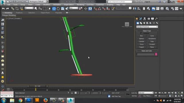 Flower Modeling Flower Rig and Animation in 3ds MAX - 7 смотреть онлайн