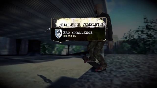 EA Skate (2007), PRO Challenge: Rob and Big (360 flip to FS krooked) смотреть онлайн