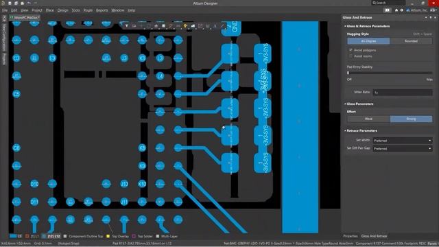 Altium Designer 22 | Glossing Properties Panel stylized смотреть онлайн
