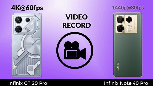 Infinix GT 20 Pro VS Infinix Note 40 Pro смотреть онлайн