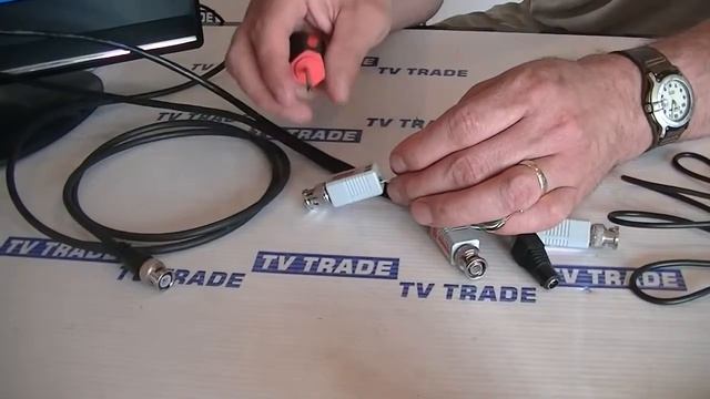 Cat5 To BNC CCTV Video Balun 1280x720