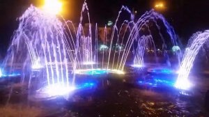 Танцующий фантан  в город Душанбе