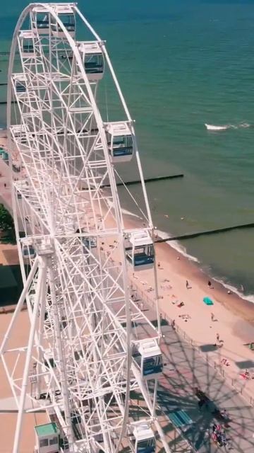 Россия. Балтийское побережье. Зеленоградск. Аэросъемка. смотреть онлайн