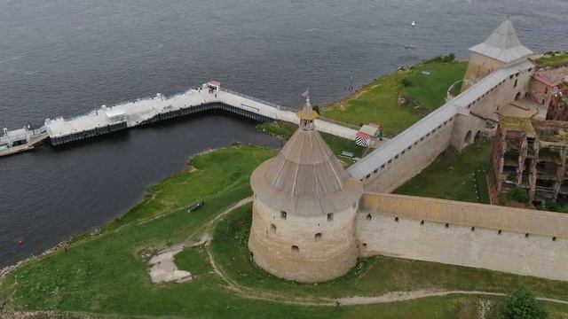 Oreshek Prison /  Fortress Of Shisselburg   /  Drone View