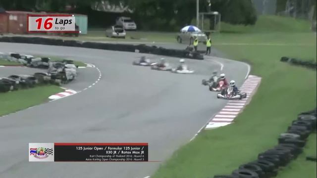 Kart Championship of Thailand 2016 R 6 125 Junior Open / Formula 125 Junior / X30 JR / Rotax Max JR смотреть онлайн