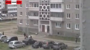 Алкаш залез на 7 этаж и попросил закурить