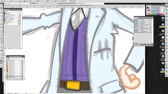 Mad Scientist Illustration Adobe Illustrator смотреть онлайн