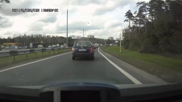 Въезд на МКАД с рязанского шоссе смотреть онлайн