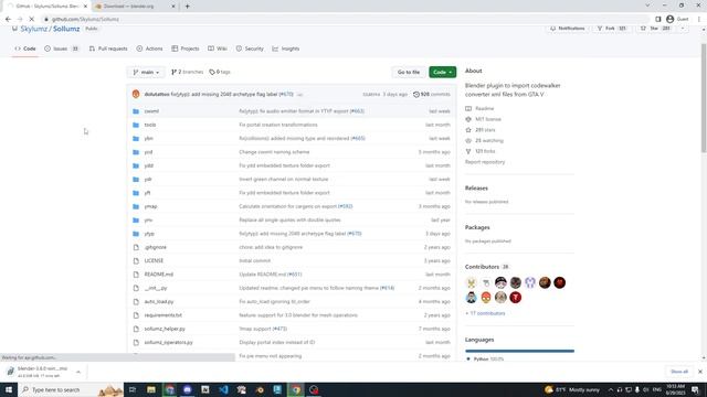 Installing blender and Sollumz. смотреть онлайн