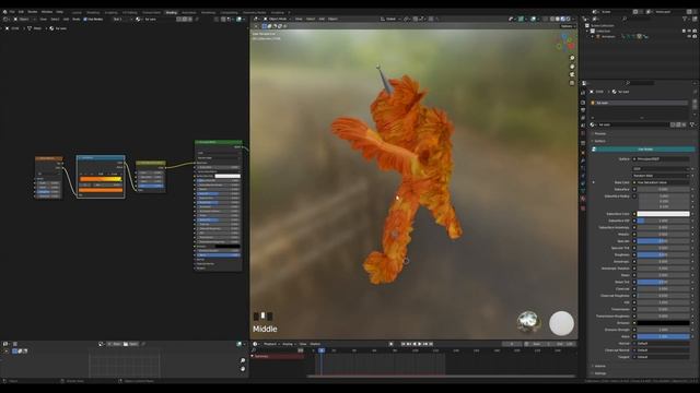 Blender 3.2 Tutorial | Hair Simulation Dance | Mixamo Animation смотреть онлайн