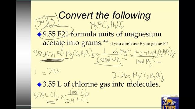 LTHS Accel Chem 7.2 converting moles смотреть онлайн