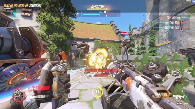 Overwatch - Junkrat - Play of the Game - Eichenwalde 2 / Asus Strix GTX 970 4GB Overclocked смотреть онлайн
