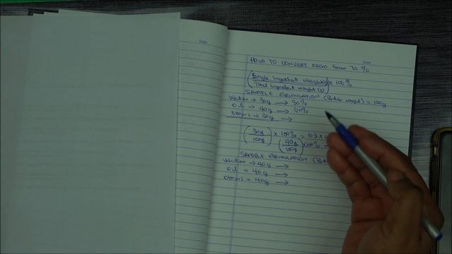 How To Calculate Percentage Of Ingredients In Cosmetics Formulation (Convert Grams To Percent)
