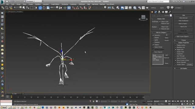 3ds Max Converting Dummies to Bones смотреть онлайн
