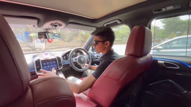 PORSCHE CAYENNE UPGRADED WITH THE BEST INTERIOR LEATHER TOUCH | ANDROID SYSTEM | 360° | AMBIENTLIGH смотреть онлайн