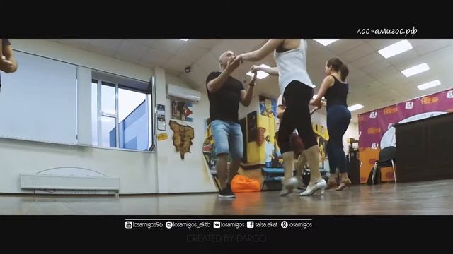 Salsa NY Class (Adv.) @ Los Amigos (10.07.2019) смотреть онлайн