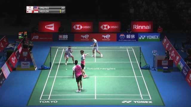 BWF World Championships 2022 | Ong/Teo (MAS) [9] vs. Hee/Loh (SGP) | R32 смотреть онлайн
