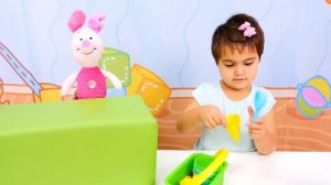 Кинетический песок и игрушки из мультика Винни Пух