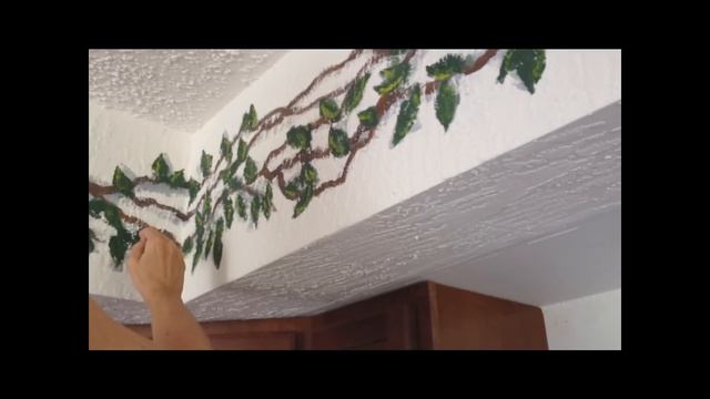 Mural on Kitchen Soffit.wmv смотреть онлайн