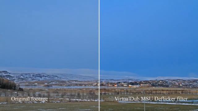 VirtualDub MSU Deflicker filter example смотреть онлайн