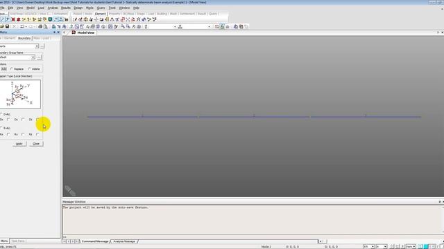 Tutorial 1 Statically determinate beam analysis смотреть онлайн