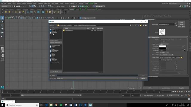 Character Design Image Planes in MAYA смотреть онлайн