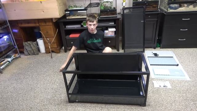 Repti Zoo Folding Terrarium Unboxing And Build