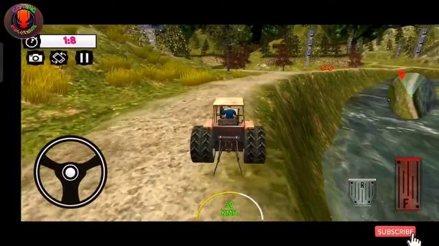 Tractor offroad driving gameplay android tractor racing game Indian tractor driving mini tractor ga смотреть онлайн